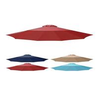 Simple Deluxe Copertura superiore di ricambio per ombrellone da 2,7 m, con 8 stecche, tettoia da 2,7 m, baldacchino rosso