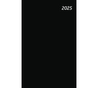 Simple Design New Year Planner for Journaling, Schedules or Resolutions: 2025-2026, 365 pages, 5x8 inches, Daily Planned Calender to Organize Planning and New Year Resolutions