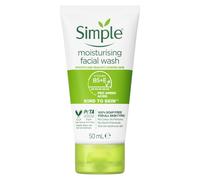 Simple Detergente viso idratante delicato sulla pelle, 50 ml