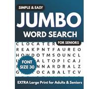Simple & Easy Jumbo Word Search for Seniors: Book 3: Extra Large Print for Adults & Seniors | 50 Puzzles | Mixed Themes | 2-Page Format