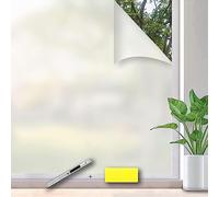 Simple Fix Pellicola per finestre - 90cm x 300cm - Anti-Vista - Statica - Adesiva - Autoadesiva - Protezione Solare - Latte - HR++