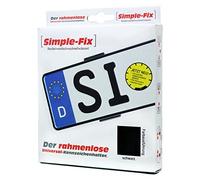 Simple FIX - Portatarga senza cornice per due targa tedesca