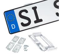 Simple-Fix Portatarga universale senza telaio Simple-Fix (trasparente)