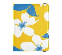 Simple FLOWERs - Portafoglio in pelle per passaporto e carte di vaccino, custodia per passaporto e documenti da viaggio, impermeabile