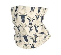 Simple Goat Head Elastico Sciarpa A Mezza Faccia Stampato Cerchietto per Capelli Scaldacollo per Bambini Escursionismo Arrampicata