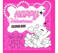 Simple Happy Valentines Coloring Book