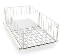 Simple Houseware Cestino scorrevole estraibile, bianco