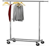Simple Houseware Econoco - Scaffale pieghevole, Acciaio, Finitura cromata, Standard