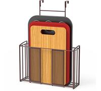 Simple Houseware Organizer per Ante dell'Armadio, Rete Color Bronzo