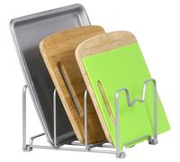 Simple Houseware - Organizer per dispensa, argento