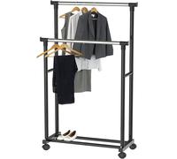 Simple Houseware Portaabiti portatile a doppia asta appendiabiti