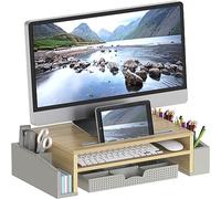 Simple Houseware Supporto per Monitor da scrivania con Vassoio Organizer Regolabile