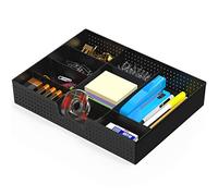 Simple Houseware Vassoio Organizer per cassetti con 9 Scomparti Regolabili, Nero