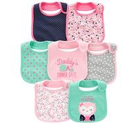 Simple Joys by Carter's 7-pack Teething Bibs baby-bibs Unisex - Bambini e ragazzi (Pacco da 7)