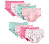 Simple Joys by Carter's 8-Pack Underwear Biancheria Intima, Multicolore/Floreale/Pois, 4-5 Anni (Pacco da 8) Bambine e Ragazze