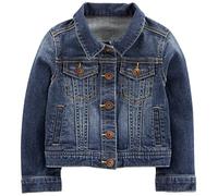 Simple Joys by Carter's Denim Jacket Giacca Leggera in Cotone, delavé Medio, 18 Mesi Bambine e Ragazze