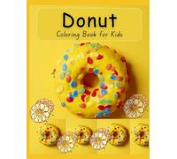 Simple Large Donut Coloring Book for Kids Cute Illustration Designs
