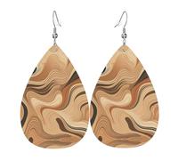 Simple Lines Orecchini Moda Orecchini In Pelle Leggera Pendenti Per Carnevale Donne Cosplay