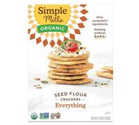 Simple Mills Crackers Di Semi Biologici Everything, 4.25 Oz Confezione Da 6