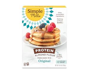 Simple Mills Just Add Water Mandorle Farina Pancake Mix, Proteine Originali - Senza glutine, a base vegetale, Paleo Friendly, Colazione, 300 ml (confezione da 1)