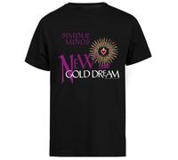 Simple Minds New Gold Dream T-Shirt Manica Corta da Uomo Nera