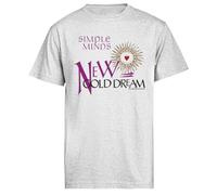 Simple Minds New Gold Dream T-Shirt Manica Corta Grigia da Uomo