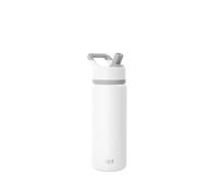 Simple Modern Borraccia Termica con Cannuccia per Bambini | Bottiglia Acqua in Acciaio Inossidabile Isolato per Sport e Palestra | Summit | 530ml | Winter White