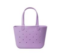 Simple Modern Borsa da Spiaggia | Borsa Grande Impermeabile con Tasca con Cerniera per Spiaggia, Piscina, Barca, Spesa, Sport | Collezione Getaway | Purple Breeze