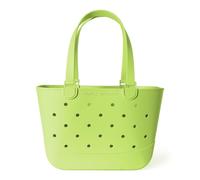 Simple Modern Grande borsa da spiaggia | Borsa impermeabile in gomma con tasca con cerniera per viaggi, piscina, barca, generi alimentari, sport | succo di lime