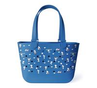 Simple Modern Peanuts - Borsa da spiaggia grande, impermeabile, in gomma, con tasca con cerniera, per viaggi, piscina, barca, generi alimentari, sport, Snoopy Sports