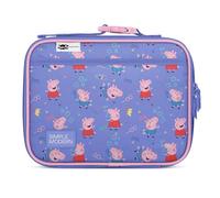 Simple Modern Portapranzo Peppa Pig per bambini | Borsa termica riutilizzabile per bambine e bambini | Tasche interne ed esterne | Collezione Hadley | Peppa Pig Bubbles