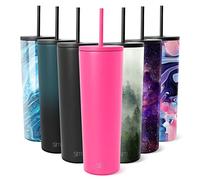 Simple Modern Tazza Termica da Viaggio con Cannuccia e Coperchio | Bicchiere Termico in Acciaio inossidabile Isolato | Regali per Donne | Classic | 830ml | Raspberry Vibes