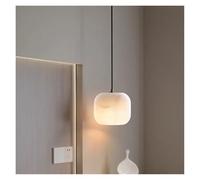 Simple Natural Marble Chandelier Dining Room Living Room Study Bedroom Bedside Pure Copper Pendant Lamp Indoor Decor