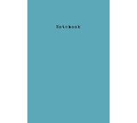 Simple Notebook: Minimal, Plain, Standard Soft Light Blue Cover Paperback with College Lined Writing Notebook, Diary, Journal Great for Work, School, ... cm), 110 Pages … Gift for Vacations, Holidays