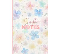 Simple Notes: Cute Aesthetic Notebook/Journal for School, Thoughts, Ideas, Doodles and or Gift for Friends and Family