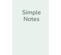 Simple Notes Mint Breeze - Fresh Mint Serenity: Light, harmonious journal for mindful moments