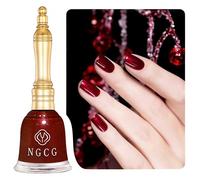 Simple One Step Color, smalto ad asciugatura rapida, smalto rosso, chip resistente e pennello a lunga durata per donne, per la casa, il salone (rosso C)