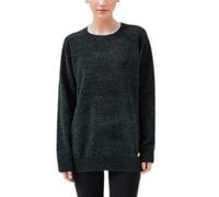 Simple&Opulence Maglia da Donna a Girocollo, ciniglia Calda per Donna, Maglione Invernale a Maniche Lunghe Casual, XXL, Verde Scuro