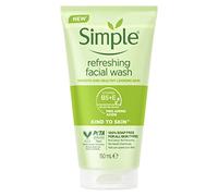 Simple Pacchetto delicato per la pelle, il set include gel per il viso da 150 ml, crema idratante leggera da 125 ml, maschera per fogli da 21 ml e salviette detergenti per il viso 20 pezzi
