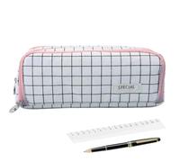 Simple Pencil Case - Large Capacity Divided Soft Touch Pencil Rubber