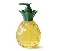 Simple Pleasures Dispenser di sapone a forma di ananas, grazioso dispenser di sapone per mani e piatti, per cucina e bagno, dispenser di sapone liquido fresco per lavare e pulire le mani