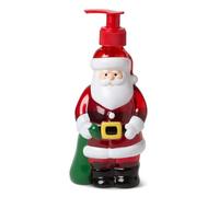 Simple Pleasures Dispenser di sapone per le mani con decorazione stagionale: Bottiglia a forma di Babbo Natale con sapone liquido profumato di sapone decorativo ricaricabile a pompa