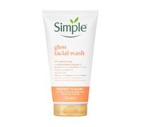 Simple Protect 'N' Glow Express Glow Clay Polish Cleanser lascia la pelle naturalmente luminosa per la cura della pelle del viso esperta 150 ml
