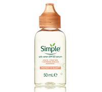 Simple Protect 'N' Glow Radiance Booster SPF 30, crema idratante naturalmente senza conservanti, per pelli opache e stanche 50 ml