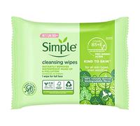 Simple Salviette detergenti biodegradabili per la pelle, confezione da 25