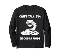 Simple Snake reptile quote can't talk i'm a Cobra Maglia a Manica