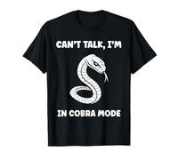 Simple Snake reptile quote can't talk i'm a Cobra Maglietta