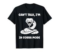Simple Snake reptile quote can't talk i'm a Cobra Maglietta