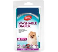 Simple Solution - Pannolini lavabili e riutilizzabili per cani femmina - Assorbenti e a prova di perdite - Minzione eccessiva o incontinenza - 1 pannolone XL