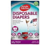 Simple Solution Pannolini Monouso per Cani Femmina x Small - 12Pk